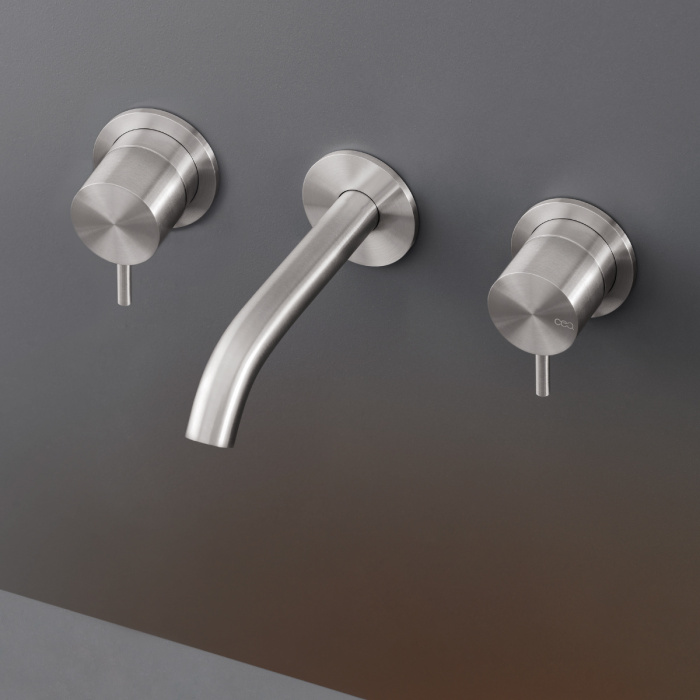 Настенный смеситель с двумя ручками и изливом MIL142, Cea Design