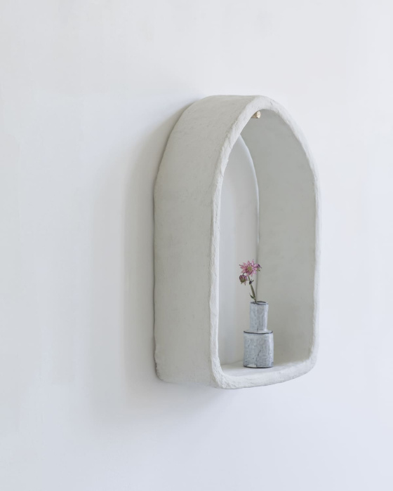 Настенная полка Wall Niche Paper Mache Earth White by Marie Michielssen, Serax