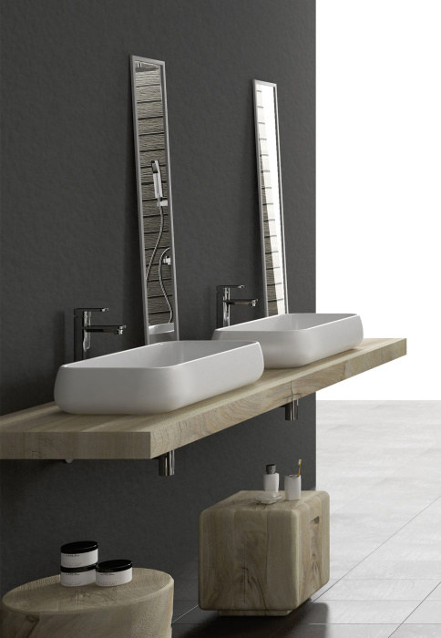 Накладная раковина Shui Rectangular On Top Washbasin 80, Cielo