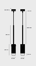 Подвесной светильник Exhaust Graphite Kit Brass, Buster and Punch