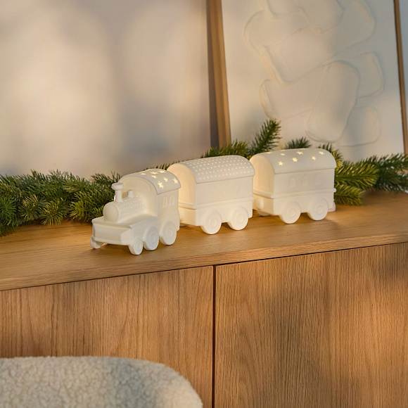 Набор из 3-х статуэток с подсветкой Light train — Set of 3, Räder