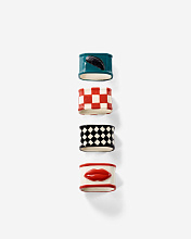 Набор из 4-х сервировочных колец Napkin Ring Ass / Les Objets Mouleversants, Serax