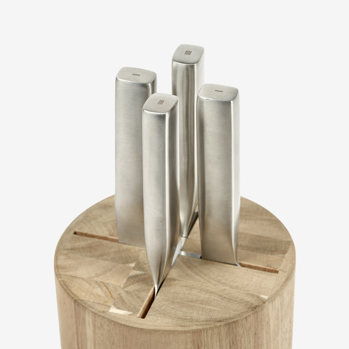 Набор ножей Knife Set With Wooden Knife Block Base, Serax