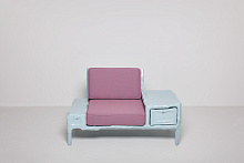 Двухместное кресло Splitted Love Seat with drawer, 