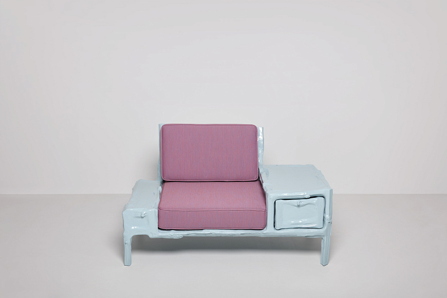 Двухместное кресло Splitted Love Seat with drawer, 