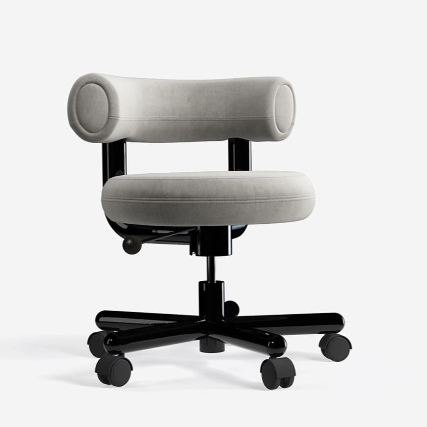 Стул Fat Work Boucle Grey, Tom Dixon