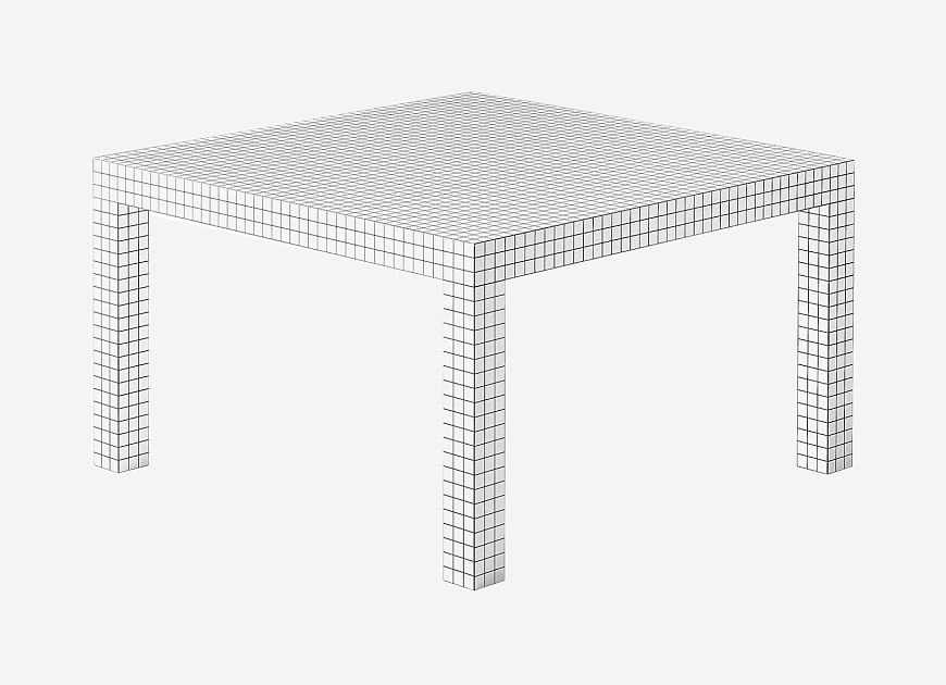 Обеденный стол Quaderna 2600, Zanotta