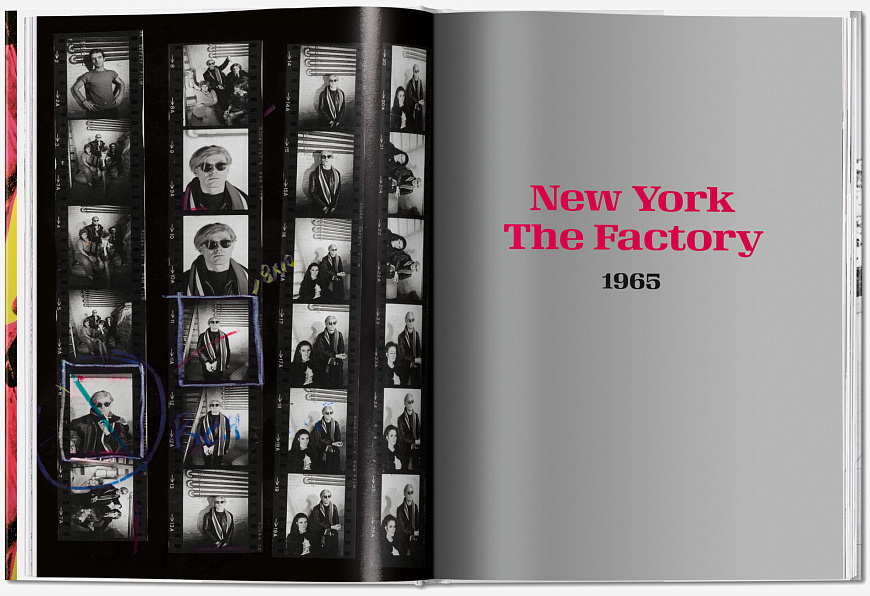 Книга Andy Warhol and Friends by Steve Schapiro, Taschen