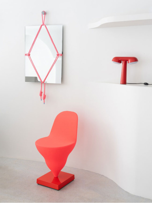 Прямоугольное зеркало Shibari Rectangle, Moustache