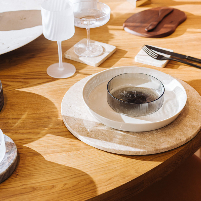 Сет сервировочный на одну персону Una Persona | Rotondo x Quadro 1.0, Vèrde