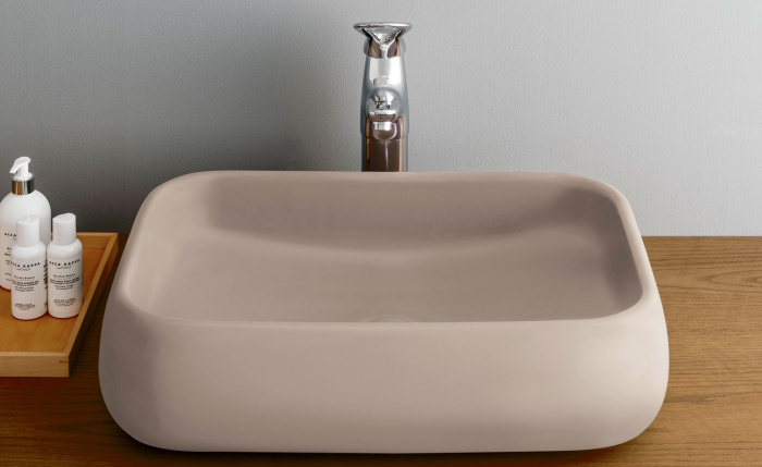 Накладная раковина Shui Rectangular On Top Washbasin 80, Cielo