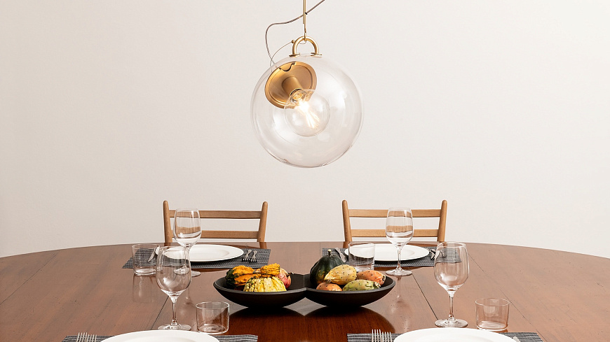 Подвесной светильник Miconos satin brass, Artemide