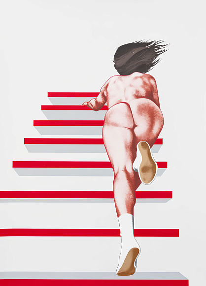 Шелкография "Лестница", Masha Yankovskaya