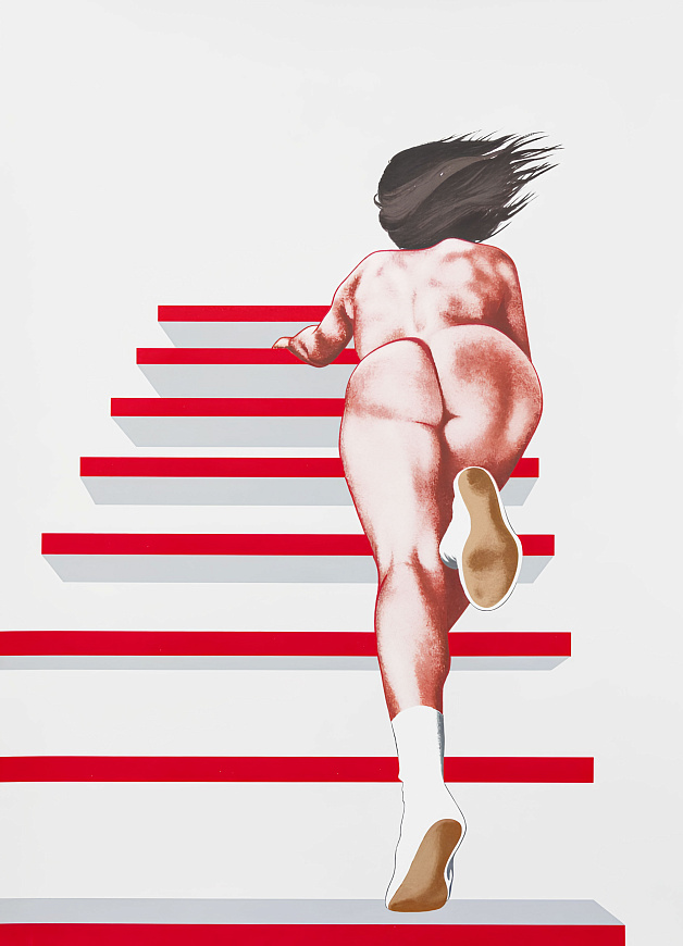 Шелкография «Лестница», Masha Yankovskaya