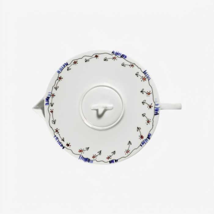 Чайный набор из 6 предметов Tea Set 6 Pieces Anemone Midnight Flowers, Serax