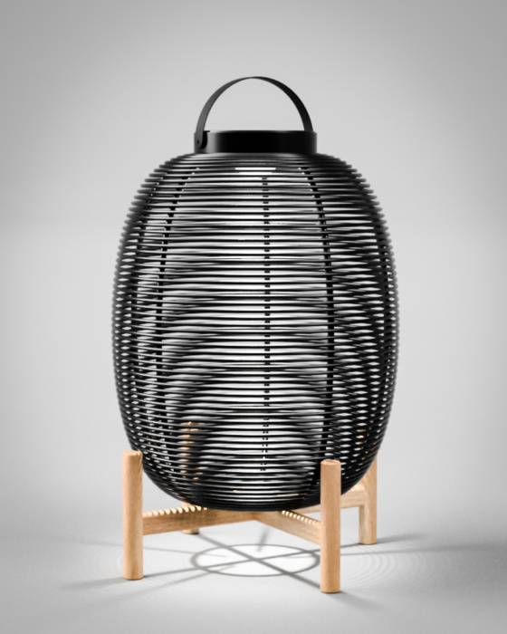 Уличный торшер Tika Lantern Teak Base, Vincent Sheppard