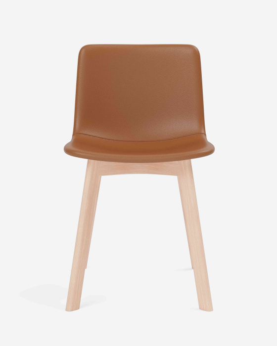 Стул Pato Wood base Chair в обивке, Fredericia