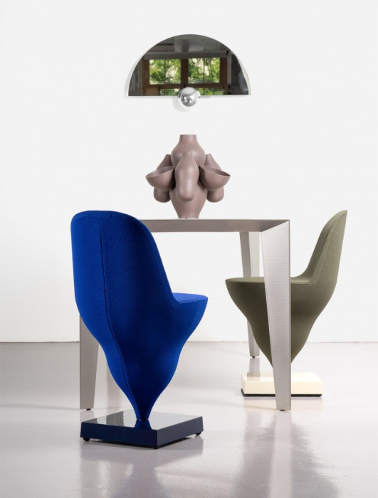 Настенное зеркало Sphera Half Moon mirror, Moustache