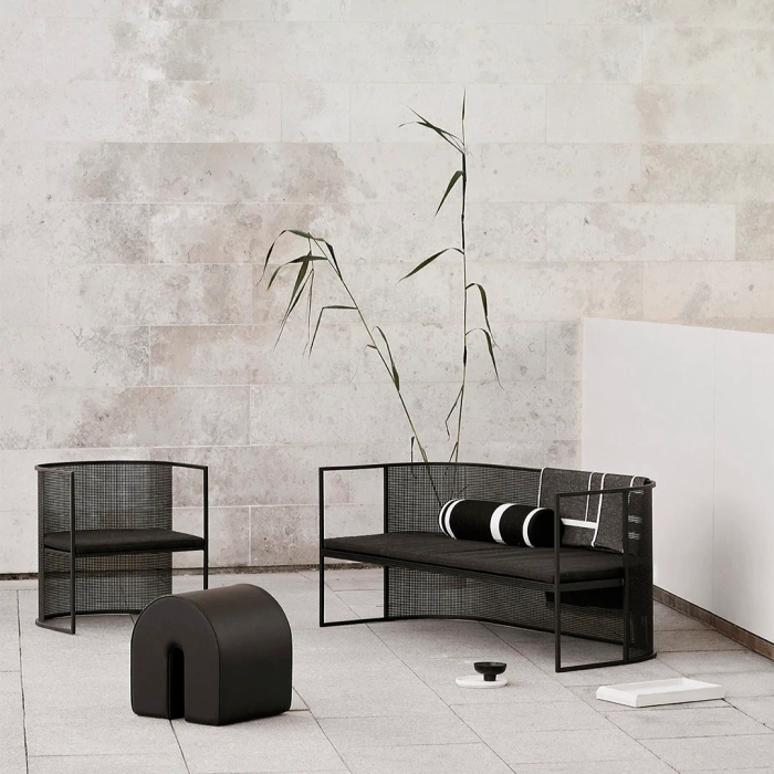 Пуф Curved Pouf, Kristina Dam Studio