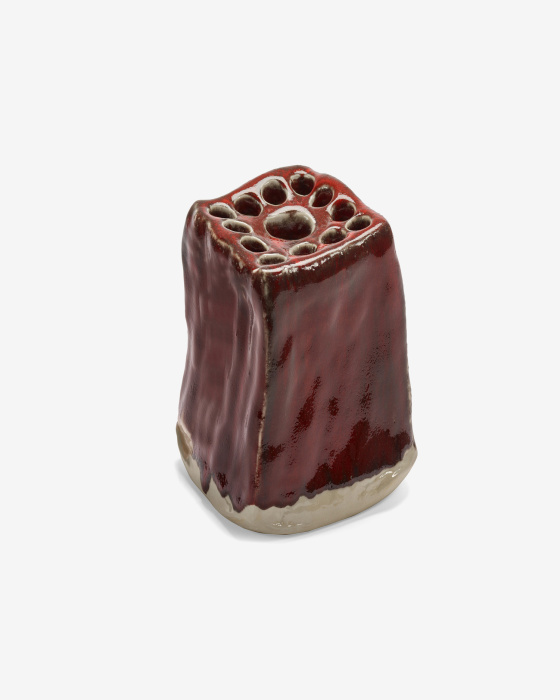 Декоративная ваза Vase red Pique-Fleurs, Serax