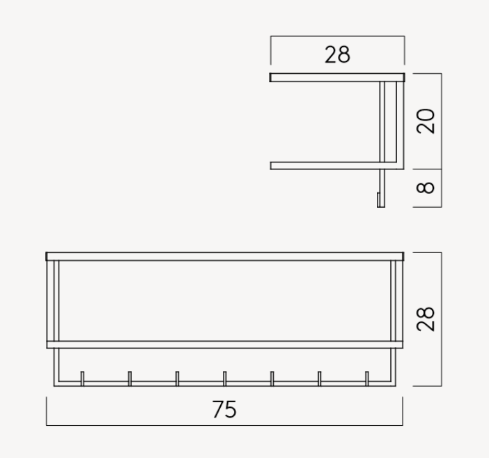 Схема Вешалка для одежды Grid Coat Hanger, Kristina Dam Studio