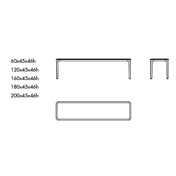 Схема Скамья Slim bench, Sovet Italia