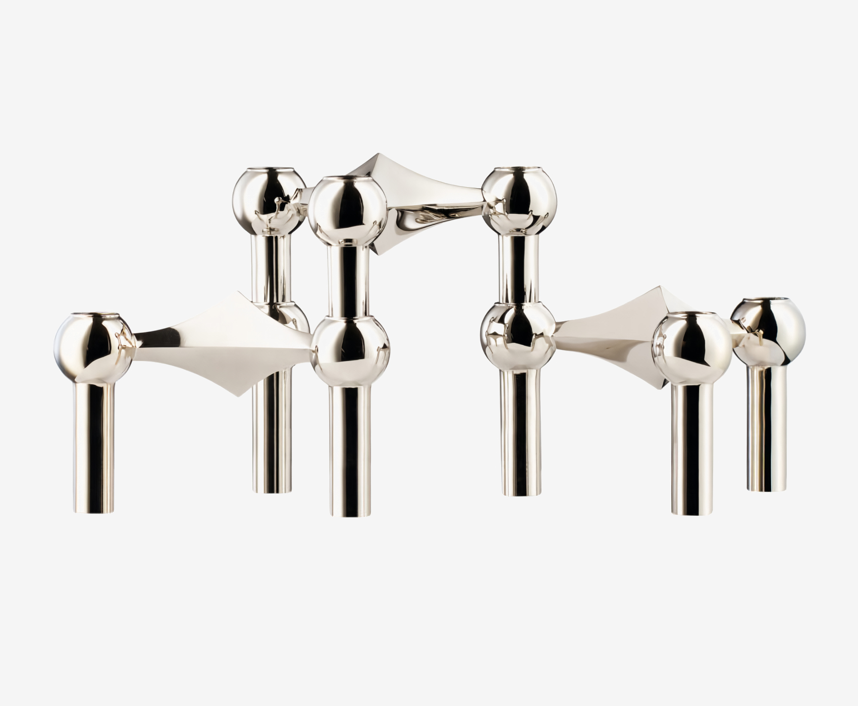 Набор из 3-х подсвечников Stoff Nagel Candle Holder Set w/3 pcs
