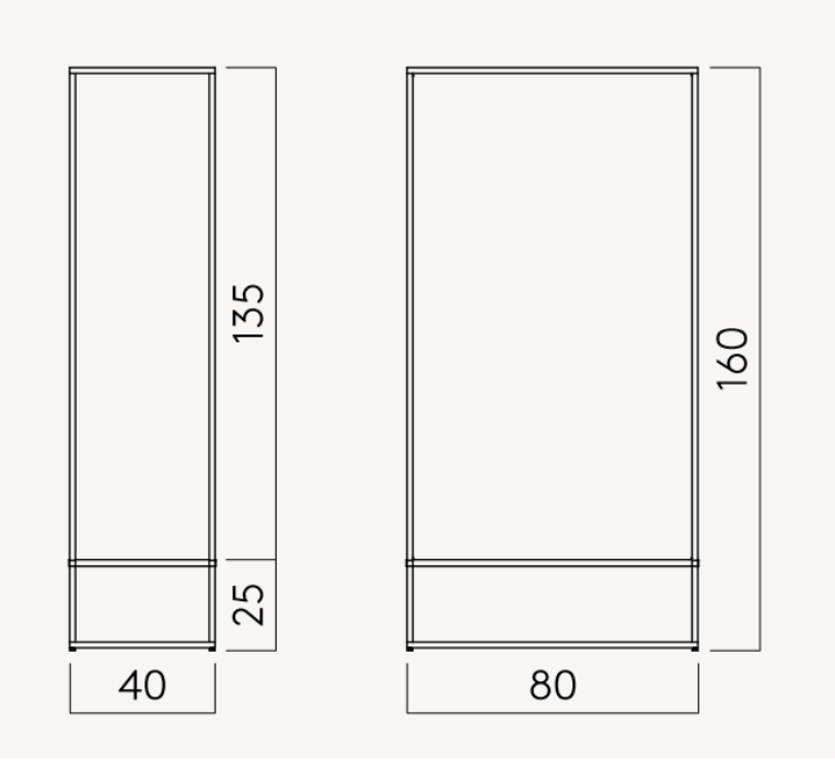 Схема Вешалка для одежды Grid Coat Stand, Kristina Dam Studio