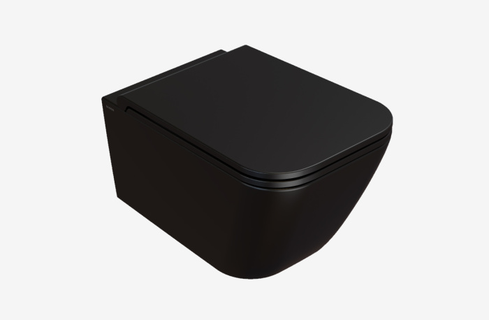 Подвесной унитаз Stone безободковый с сиденьем, Ceramica Globo